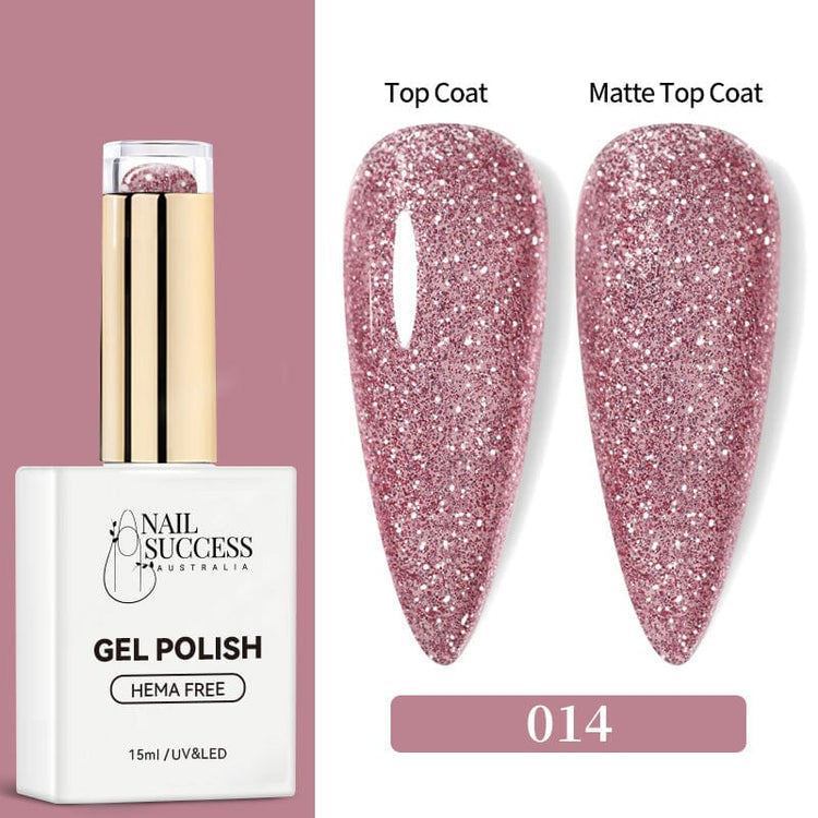 LED bottle with glossy & matte swatches