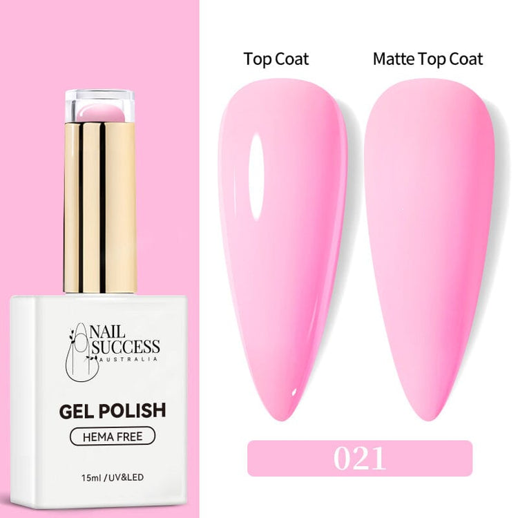 LED with glossy and matte swatches