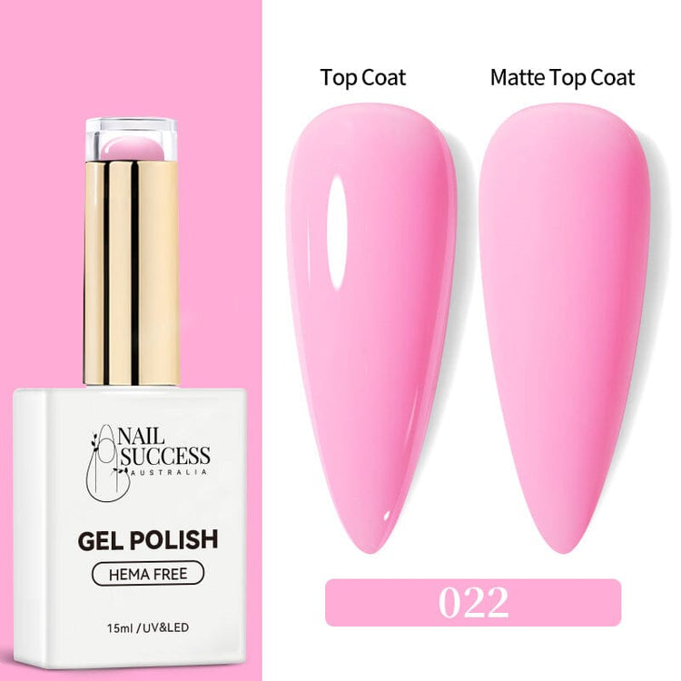 LED with glossy and matte swatches