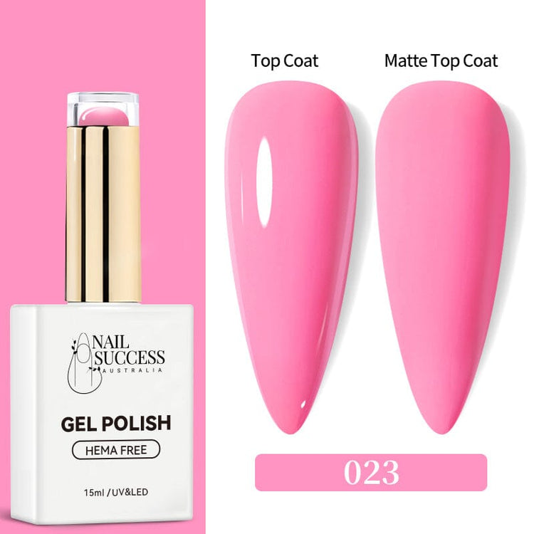 LED bottle with glossy and matte swatches