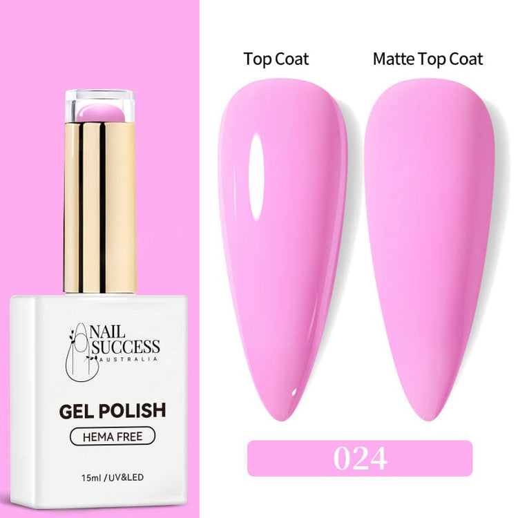 LED bottle with glossy and matte swatches