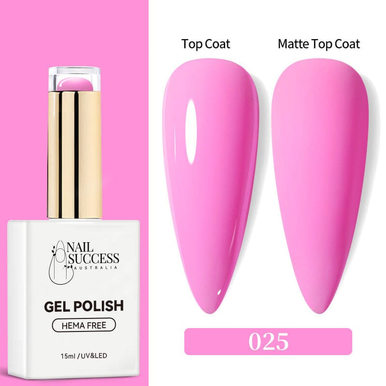 LED bottle with glossy and matte swatches