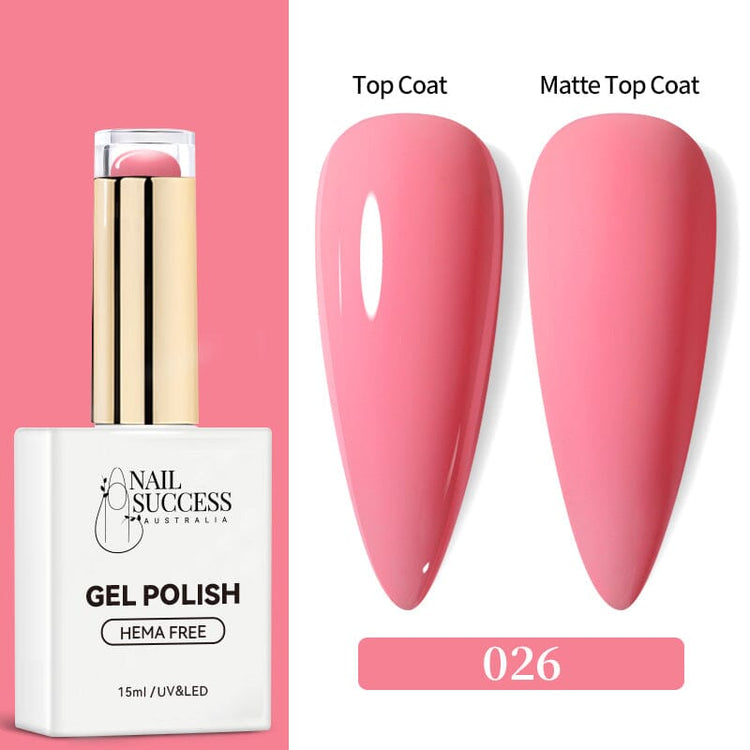 LED bottle with glossy and matte swatches