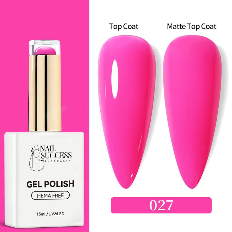 LED bottle with glossy and matte swatches