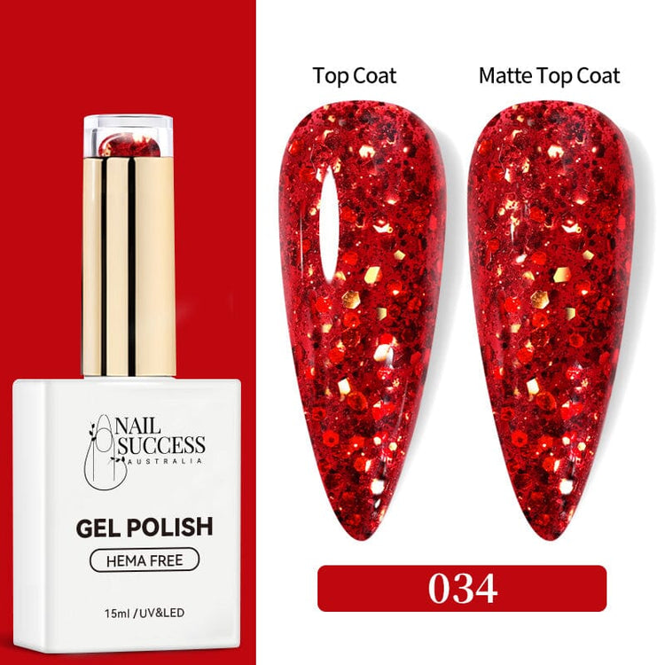 LED bottle with glossy & matte swatch tips