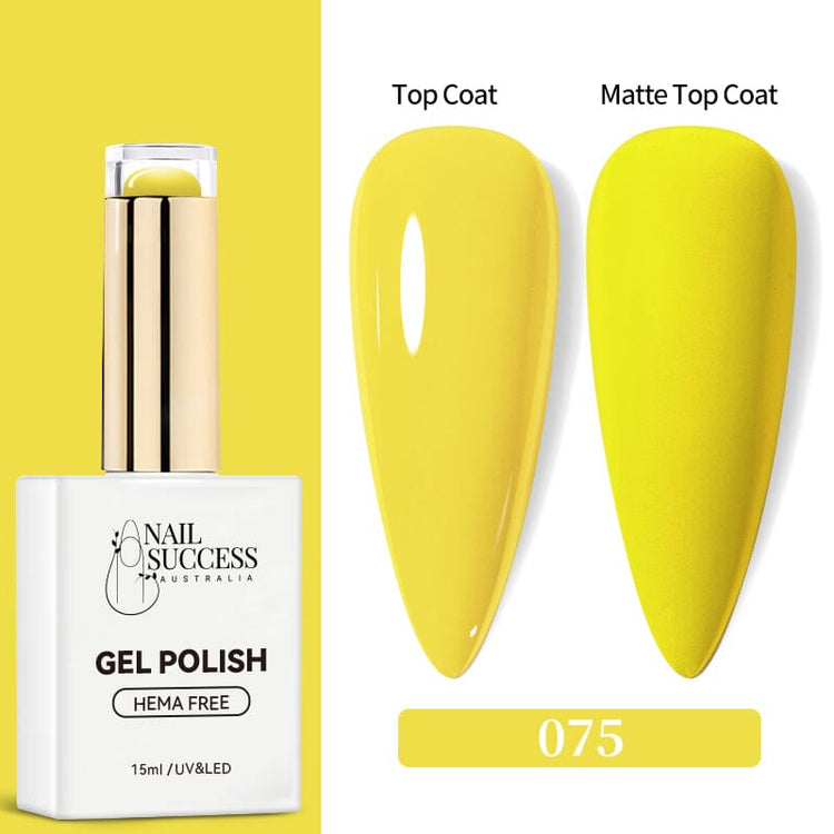 LED with glossy and matte nail swatches
