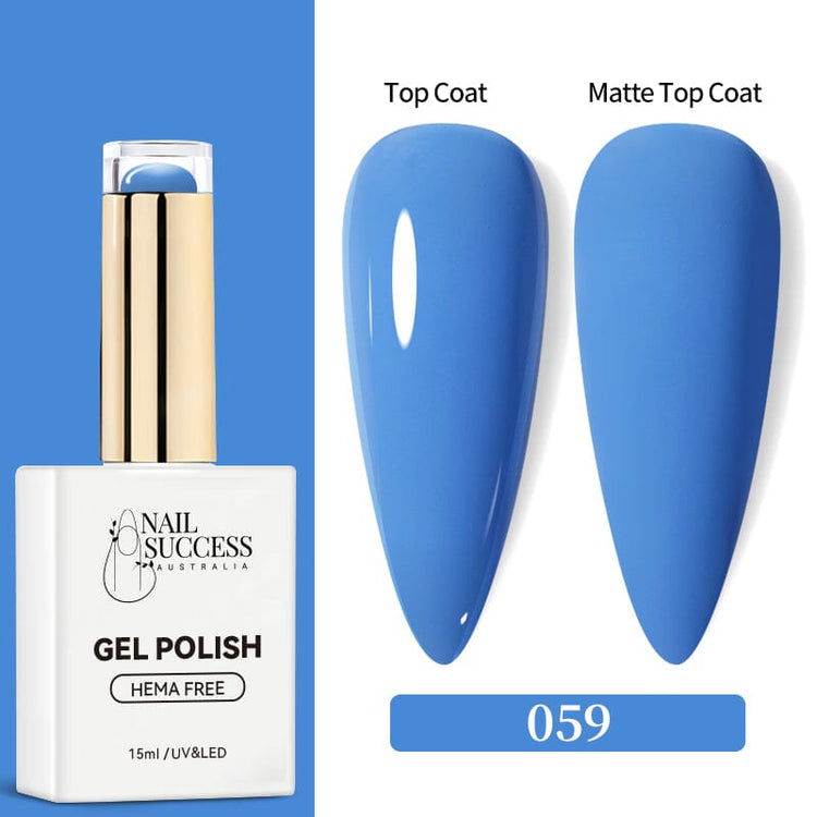 LED bottle with glossy & matte nail swatches