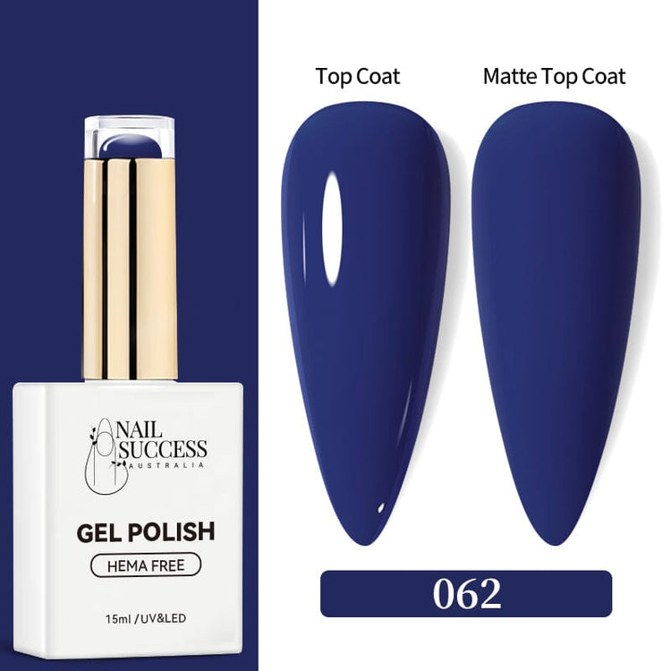 LED bottle with glossy & matte nail swatches