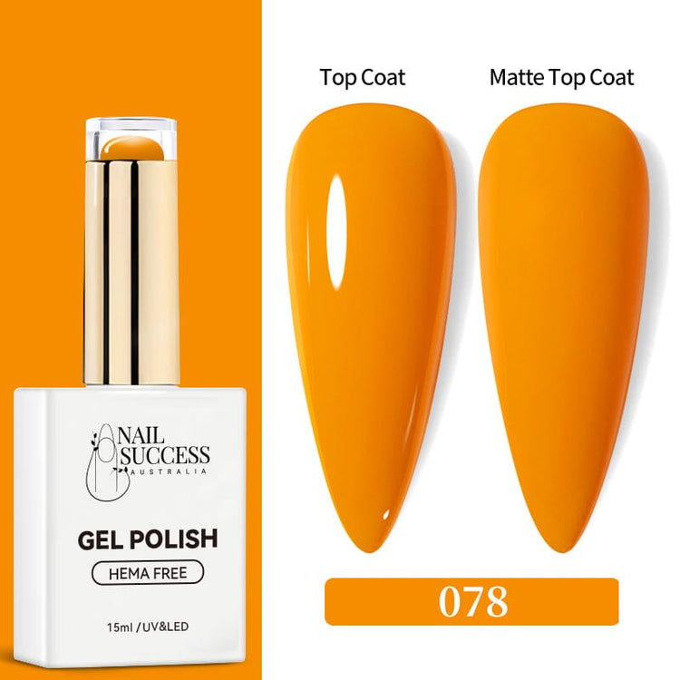 LED with glossy and matte nail swatches