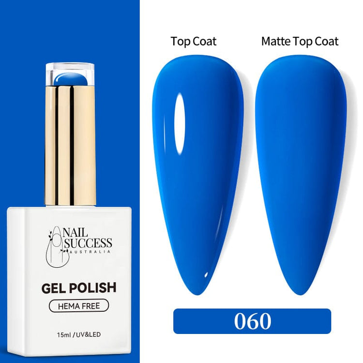 LED bottle with glossy & matte nail swatches