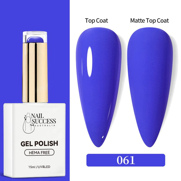 LED bottle with glossy & matte nail swatches
