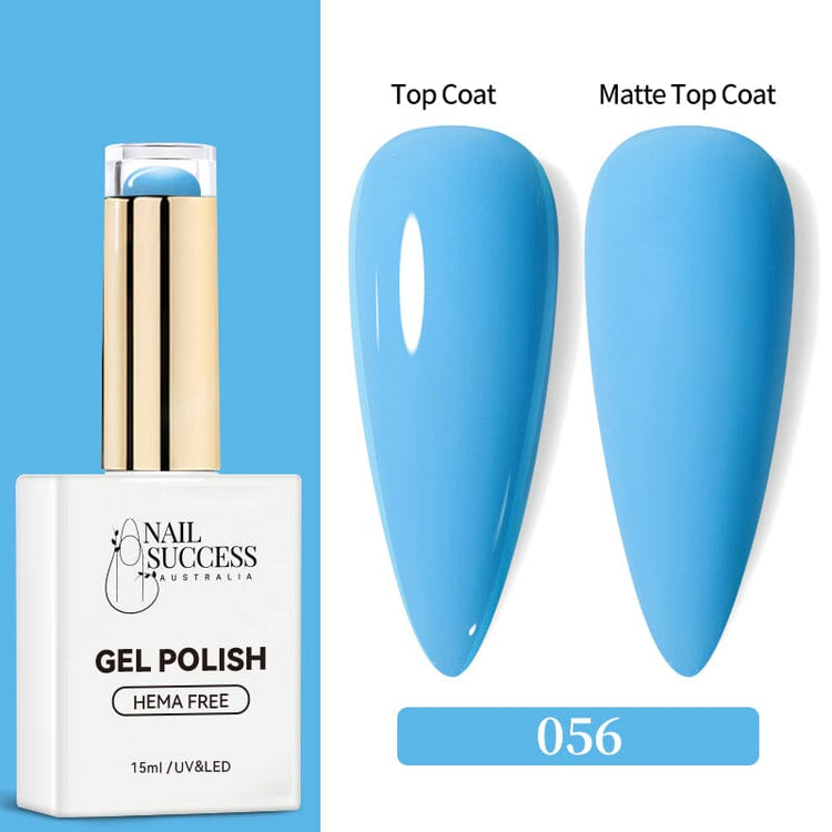 LED bottle with glossy & matte nail swatches