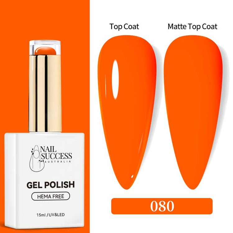 LED with glossy and matte nail swatches