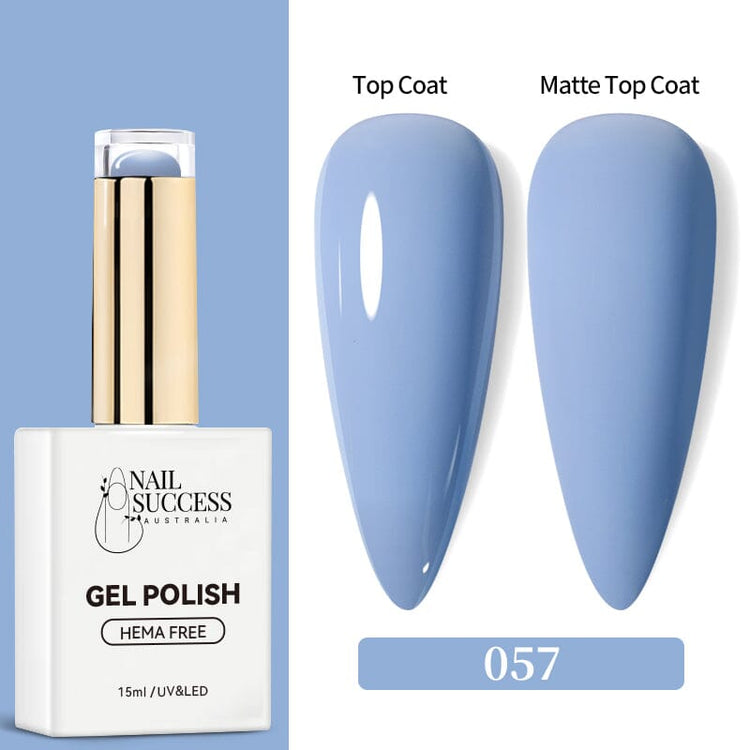 LED bottle with glossy & matte nail swatches