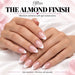 Medium almond French manicure style inspiration; gel colour sold separately.
