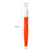 Orange nail suction cup stick with 5.8cm measurement and 0.6cm suction head for holding false nail tips during nail art practice and gel polish application