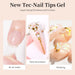 Born Pretty Nail Tips Gel uses, bubble free tip attachment, sticking decorations and modelling