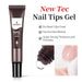 Born Pretty Nail Tips Gel tube, no clips needed, no heat spike, stays clear and holds strong