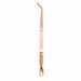 Rose gold multifunction nail shaping clip with curved end for manicure and cuticle care