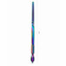 Rainbow multi-function nail tool with textured grip, dual-ended design and 18cm measurement for precise acrylic, gel and nail art detailing