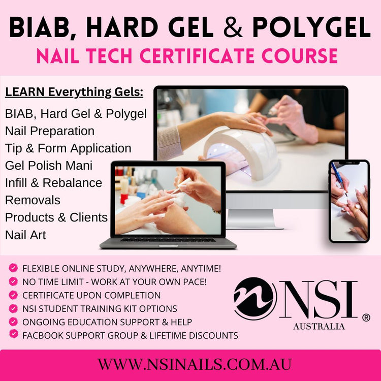 BIAB, Hard Gel and Polygel Nail Course