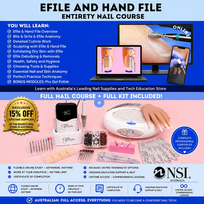E-File and Hand File course with the pro e-file kit