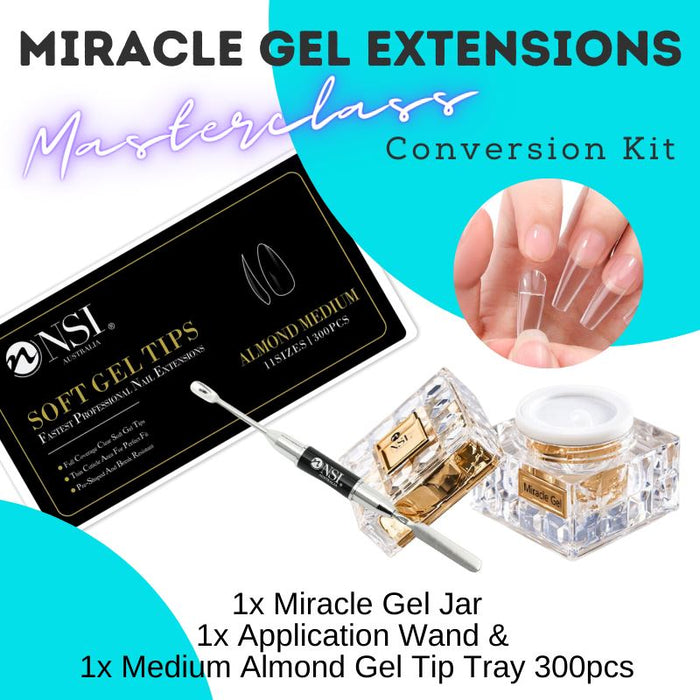 Miracle Gel Extensions Masterclass with the conversion kit