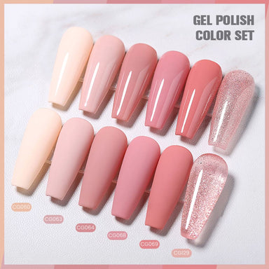 Nude - Gel Polish 6 Colour Set