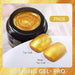 Born Pretty Painting Gel Pro PN08 Classic Gold – metallic gold nail art painting gel with glossy and matte swatch tips