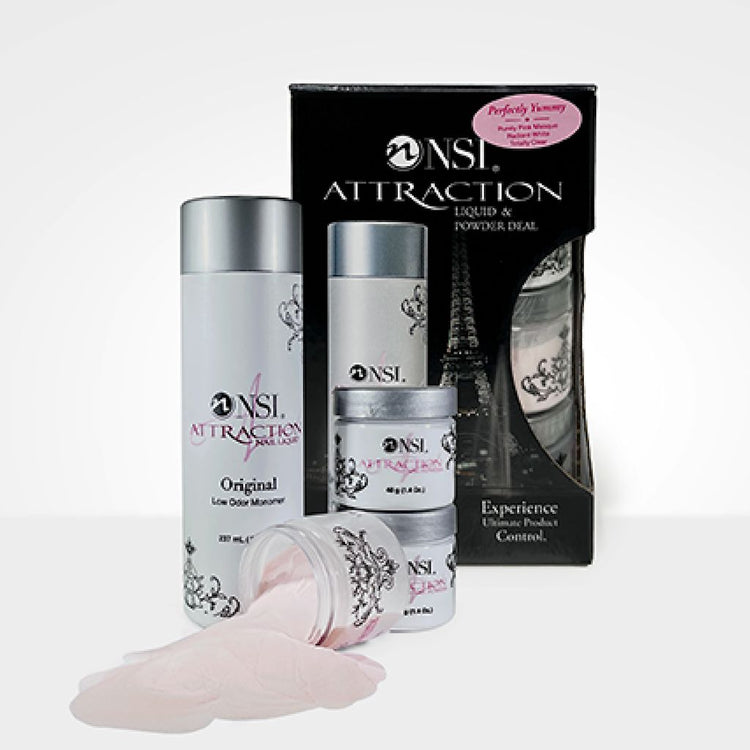 PARIS DEAL ~ ATTRACTION Perfectly Yummy - Acrylic Liquid + 3 Powders