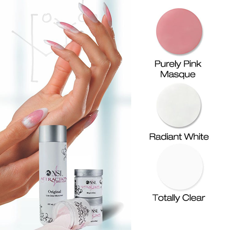 PARIS DEAL ~ ATTRACTION Perfectly Yummy - Acrylic Liquid + 3 Powders