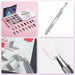 Pat Pat Gel Palette 16 colours, set 05 Galaxy Glitters, kit with Claw Grabber Tool and 50 white cube sponges