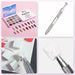 Pat Pat Gel Palette 16 colours, set 06 Sky Glitters, kit with Claw Grabber Tool and 50 white cube sponges