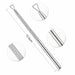 Stainless steel gel polish remover peeler scraper tool with 12.5cm length and textured grip