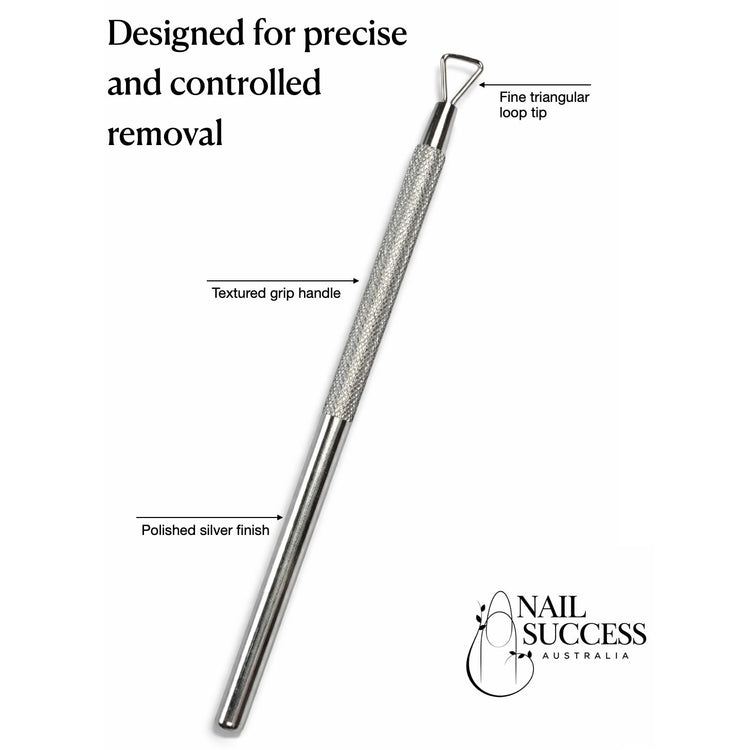 Nail Success Australia stainless steel peeler scraper tool for precise gel polish removal