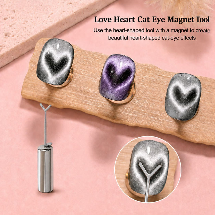 Perfect Love Heart Cat Eye Magnet Design Tool