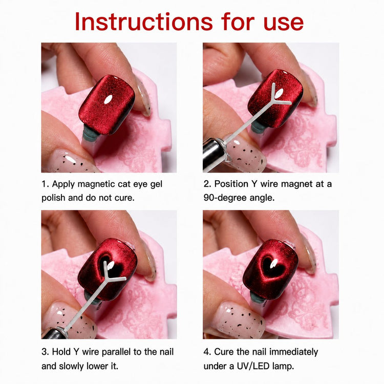 Perfect Love Heart Cat Eye Magnet Design Tool