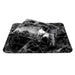 Black marble manicure arm rest pillow and table mat set — salon nail accessory by NSI Australia