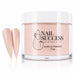 Rose Blush 20 Nude acrylic nail powder in a 115 g tub with two matching stiletto nail swatches – Nail Success Australia