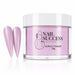 Dusty Pink 20 Passion acrylic nail powder in a 30 g tub with two matching stiletto nail swatches – Nail Success Australia