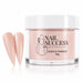 Rose Blush 20 Nude acrylic nail powder in a 30 g tub with two matching stiletto nail swatches – Nail Success Australia