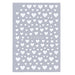 White hearts nail art stickers — assorted sizes adhesive decals sheet STZ-C024, NSI Australia