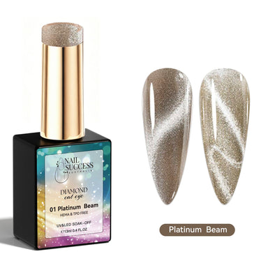 Platinum beam gel polish cat eye gel polish NSI Australia