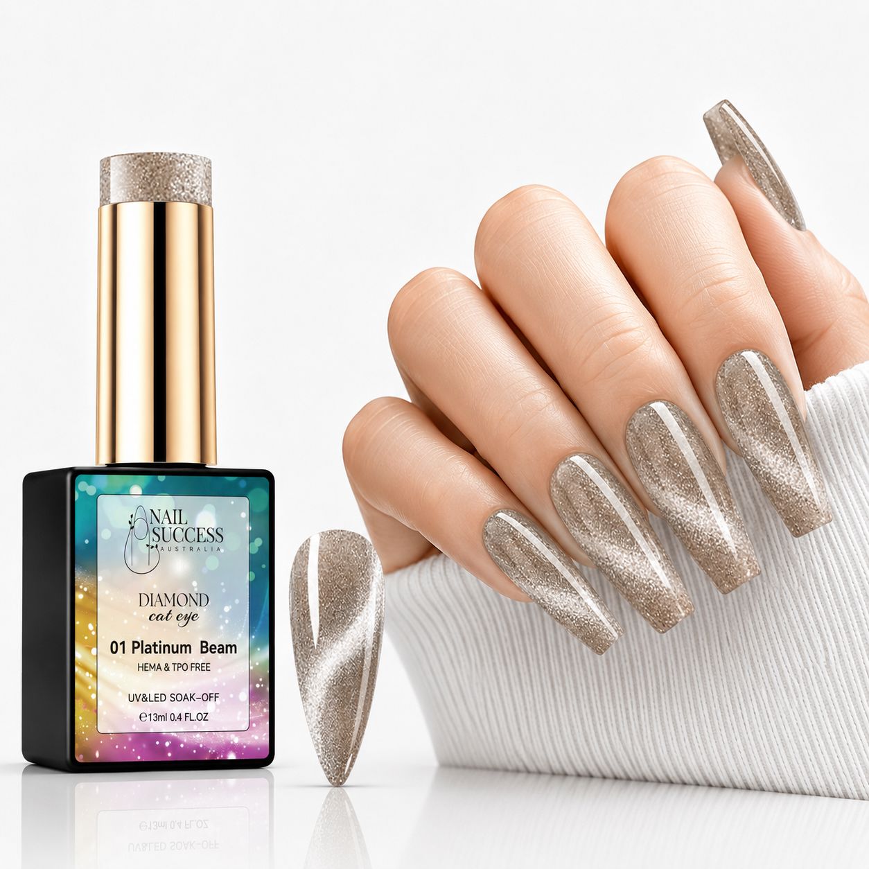 Cat Eye Gel Nail Polishes &amp; Magnets