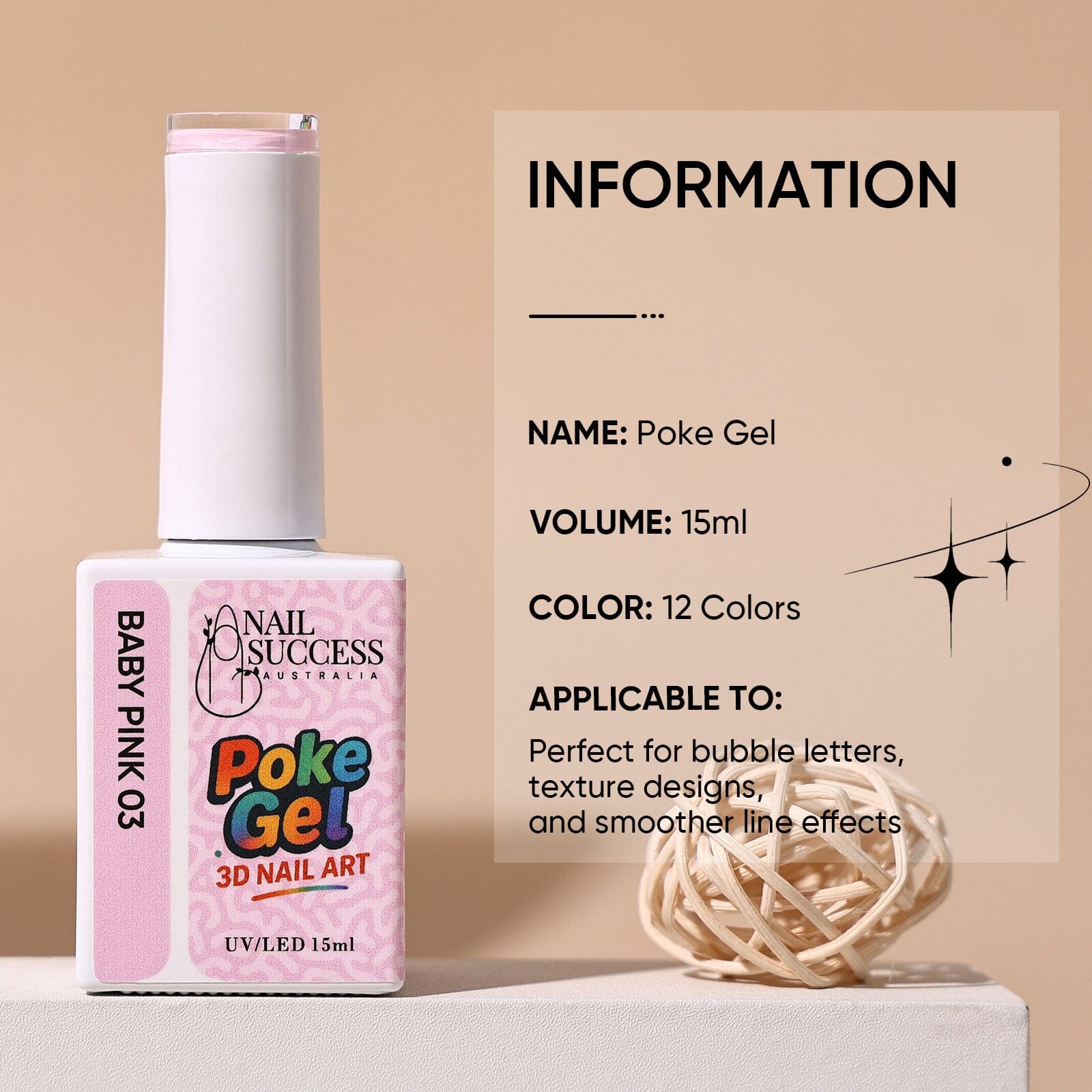 LED bottle with information panel