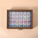 Nail Success Australia 24-colour mirror chrome nail powder set in wooden storage box (sealed jars)
