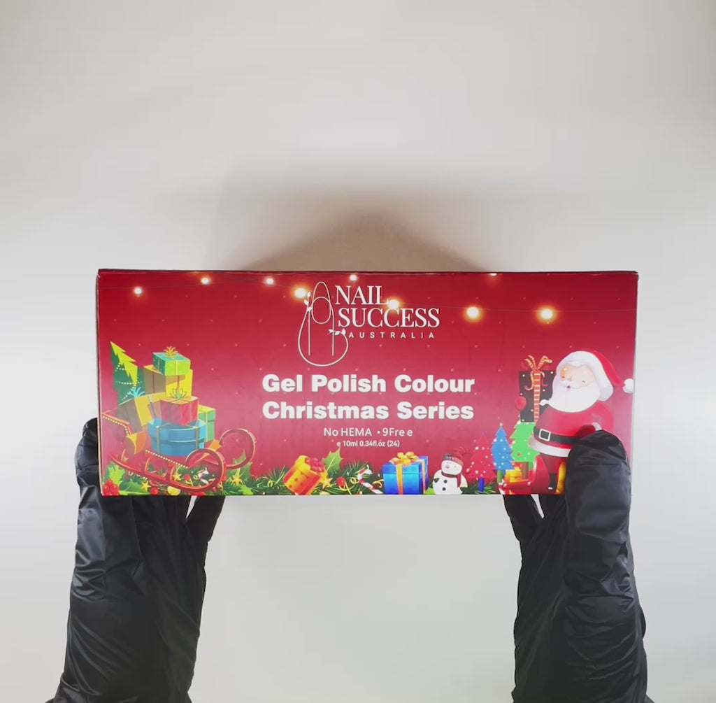 Gel Polish Colour Christmas Series Kit HEMA FREE 24pcs 10ml bottles