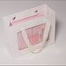 Valentine nail gift box in white display bag with “Best wish to you” heart label