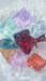Born Pretty Reflective Glitter Gel Polish display with 12 colour swatch chart, bottles and sample nail tips, NSI Australia