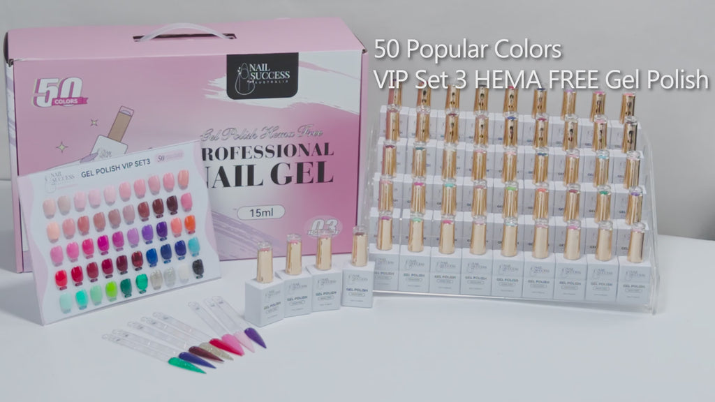 Nail Success Australia HEMA-free gel polish kit